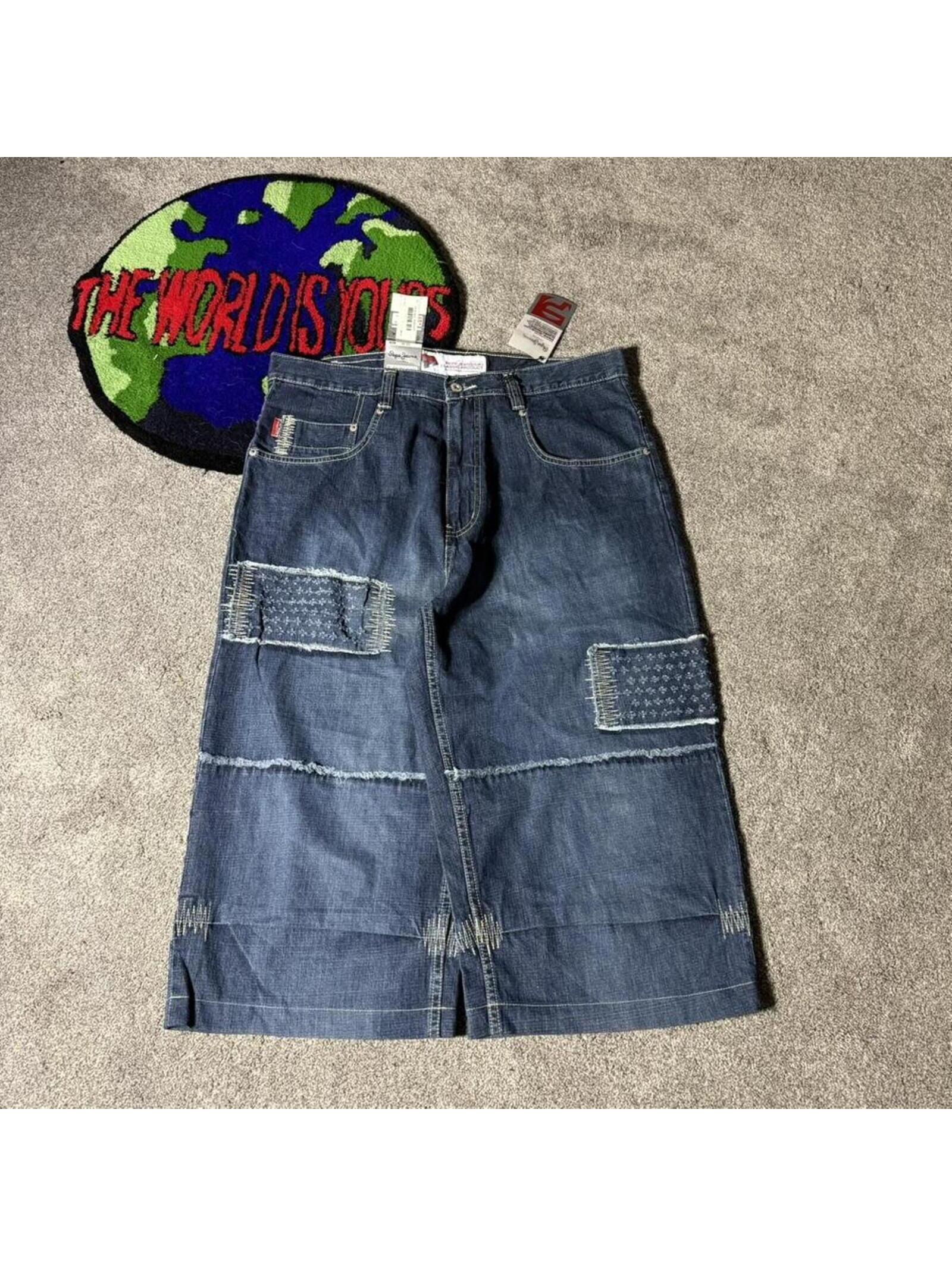 Y2k Vintage 2000s Denim Baggy Brand New Pepe Jorts